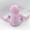 Doudou ours rose mauve longs bras VERTBAUDET
