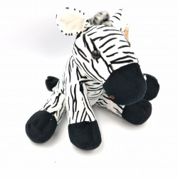 Doudou peluche zèbre JUNGOLO