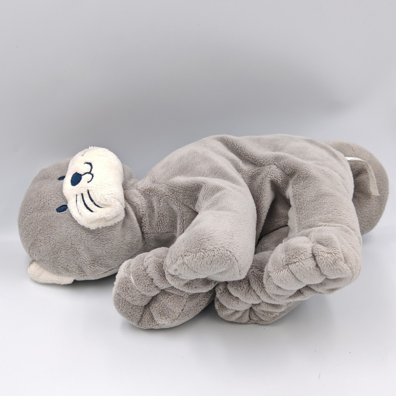 Doudou chat gris blanc GENERATION3