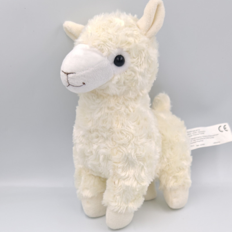 Doudou peluche lama blanc GIFI