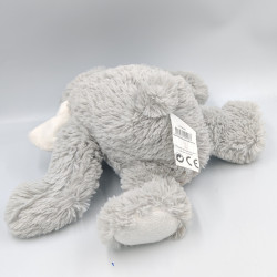Doudou ours gris blanc ENESCO