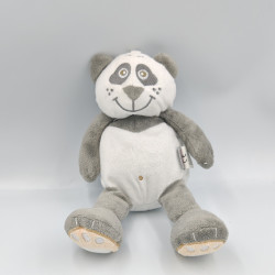 Doudou panda gris blanc BELLODOUX