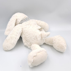 Doudou mouton blanc gris FAMIFLORA