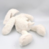 Doudou mouton blanc gris FAMIFLORA