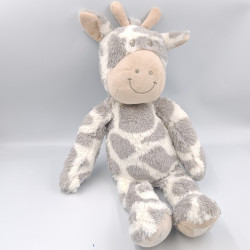 Doudou vache blanche grise LA GALLERIA