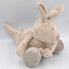 Doudou kangourou gris beige AMADEUS