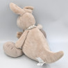 Doudou kangourou gris beige AMADEUS
