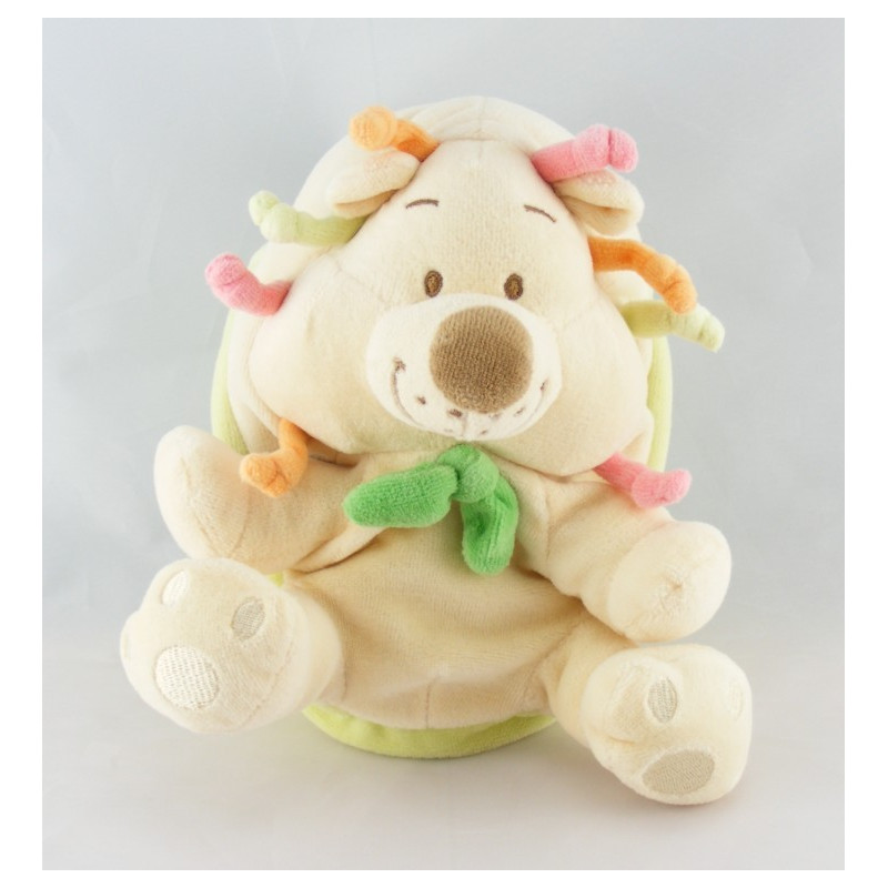 Doudou hérisson vert écru boule BENGY