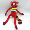 Doudou eveil raton laveur rouge Georges LILLIPUTIENS