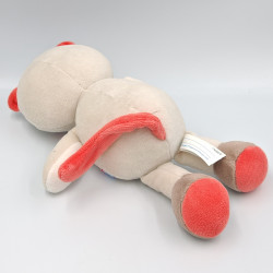 Doudou chat tigre beige marron rouge indien SUCRE D'ORGE