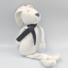 Doudou lapin blanc étoiles BOUT