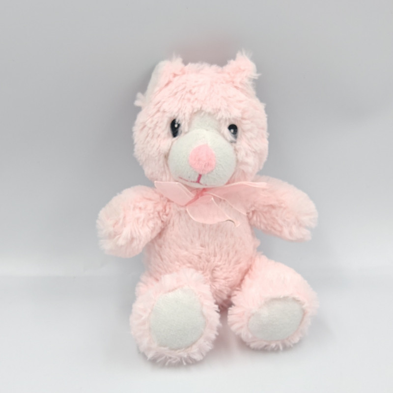 Doudou peluche ours rose ZEEMAN
