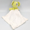 Doudou souris vert gris mouchoir SUCRE D'ORGE