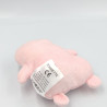 Doudou chouette oiseau rose blanc gris rayé POMMETTE
