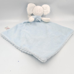 Doudou plat éléphant bleu SOFT TOUCH