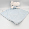 Doudou plat éléphant bleu SOFT TOUCH
