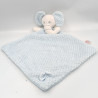 Doudou plat éléphant bleu SOFT TOUCH