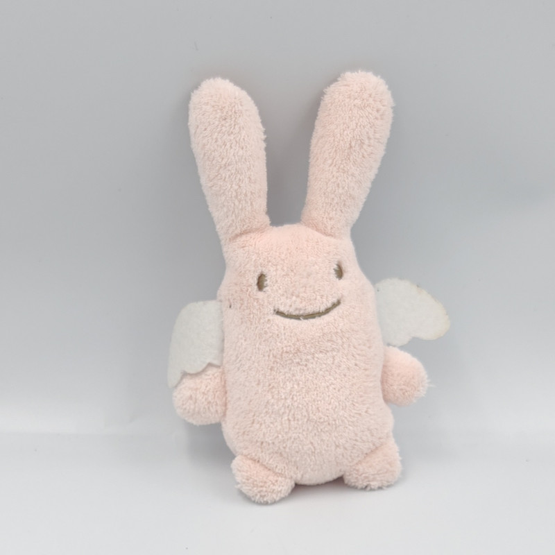 Doudou lapin ange rose TROUSSELIER