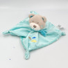 Doudou plat ours bleu nuages TEX