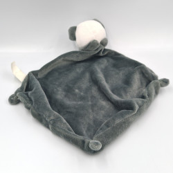 Doudou plat panda gris blanc ROSTOC