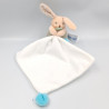 Doudou lapin Poupi beige bleu pois mouchoir BABY NAT