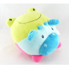 Doudou balle chat grenouille canard vache avec bruitage Babysun