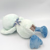 Doudou oiseau canard gris bleu vert NATTOU