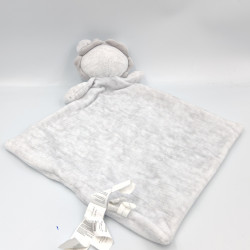 Doudou plat lion gris SERGENT MAJOR