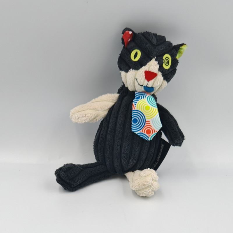 Doudou chat noir BABY DEGLINGOS