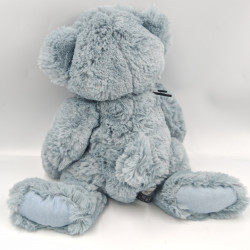 Doudou peluche ours bleu Indigo HISTOIRE D'OURS