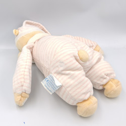 Doudou ours rose rayé Doodoo BABIAGE