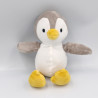 Doudou pingouin blanc gris GMBH UKCA