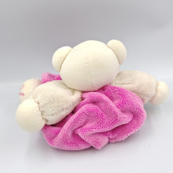 Doudou ours plume blanc rose KALOO