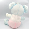 Peluche Puffalump éléphant bleu rose blanc pois coeurs