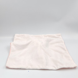 Doudou marionnette chat beige rose bleu vert motifs MABOUL GLOBE TROTOYS