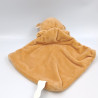 Doudou plat ours beige blanc FOREST