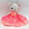 Doudou souris grise rose tutu rose H&M