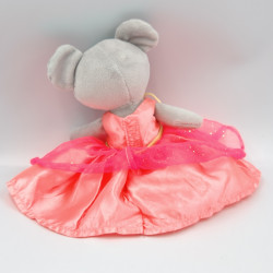 Doudou souris grise rose tutu rose H&M