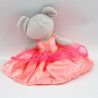Doudou souris grise rose tutu rose H&M