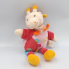 Doudou musical girafe vache rose rouge bleu orange Maé BABY NAT