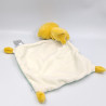 Doudou loutre jaune orange bleu A croquer mouchoir MOTS D'ENFANTS