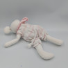 Doudou souris blanche rose Le phare TCO