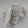 Doudou lapin beige marron blanc tout doux TEX