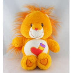 Peluche Bisounours lion orange coeur Toubrave CARE BEARS