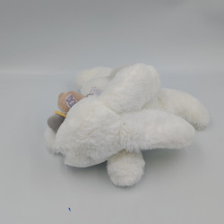 Doudou et compagnie lapin blanc gris BambooTutti Frutti