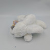 Doudou et compagnie lapin blanc gris BambooTutti Frutti