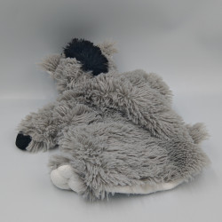 Doudou plat marionnette ane gris canard HISTOIRE D'OURS