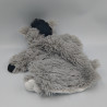 Doudou plat marionnette ane gris canard HISTOIRE D'OURS