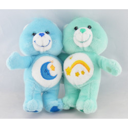 Peluche Bisounours vert Grostaquin étoile filante CARE BEARS 33 cm