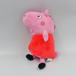 Doudou cochon rose rouge...